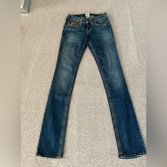 True Religion Low-Rise Jeans — Size 24 - Picture 2 of 12